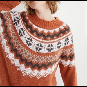 Women’s Aerie Fair Isle sweater size Med